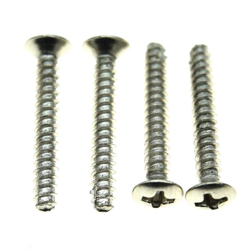 KAISH Pack of 50 Metric Thread M3 Single Coil Pickup Mounting Screws and Springs 3x21.5mm for ST Strat/Tele Nickel - Image 3